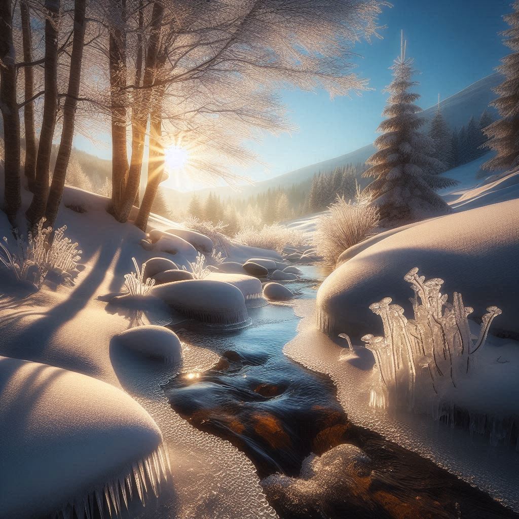 urvir's tweet photo. Song : Sun will melt the Snow, Life will flow. #sumana #MorningVibes #NewDay #PositiveStart #AestheticArt #aiart #aiartcommunity #aiartist #AIArtistCommunity #AIArtists #aiartdaily  

https://t.co/i8M69spcy0 https://t.co/jb5xBxHP5X