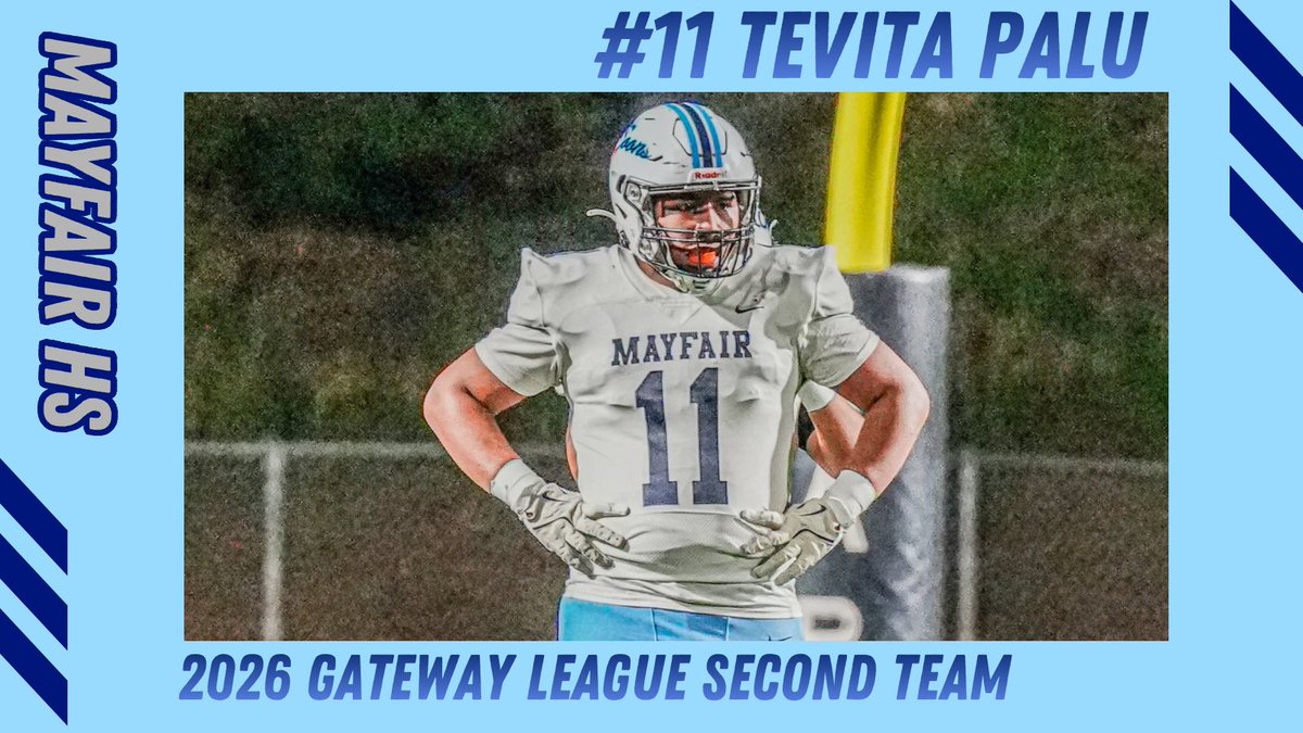 SoonsFootball's tweet image. 2026 All Gateway League 2nd Team. 
Tevita Palu. #UNCOMMON