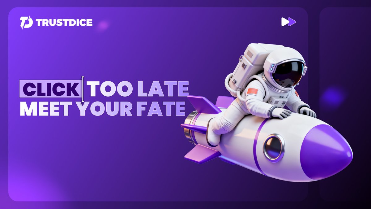 TrustDice's tweet image. Hope you cash out before your luck crashes! ➡️ cutt.ly/dttuZjL1 

#TrustDiceFun #InHouse #CrashGame #Crash