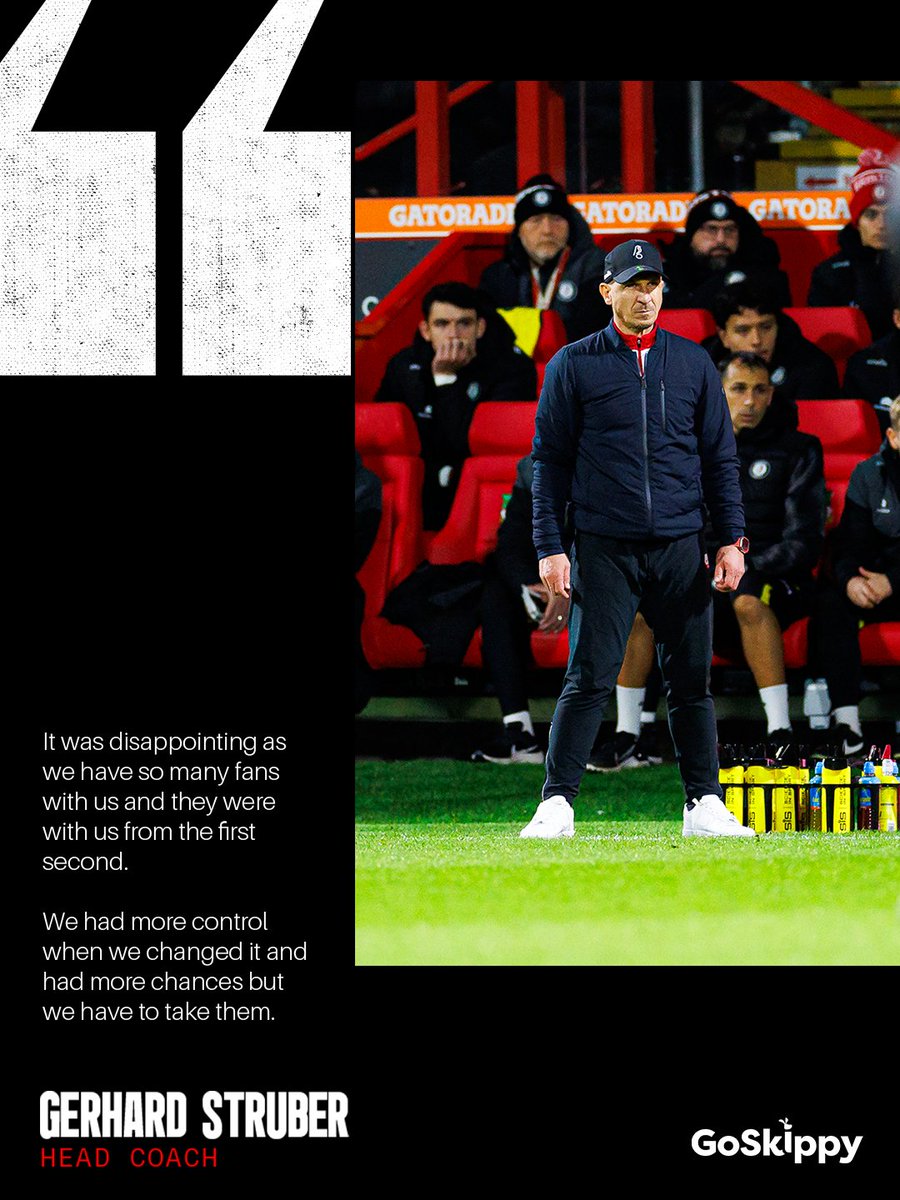 BristolCity's tweet image. Gerhard Struber&apos;s post-match thoughts. 💭

🤝 | @GoSkippy