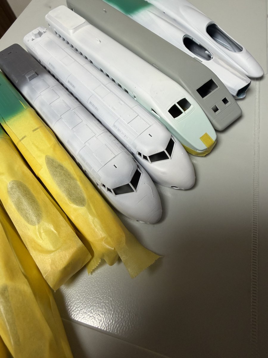 157keihibiki's tweet image. とりあえずWIN350 500系900番台出来た〜
試運転と微調整かな？
塗装や窓ガラス、碍子など何箇所か失敗した所もあるのでそのうちリベンジでまた作りたいですな〜
(その前にT3 fastech、STAR進めなきゃですが)