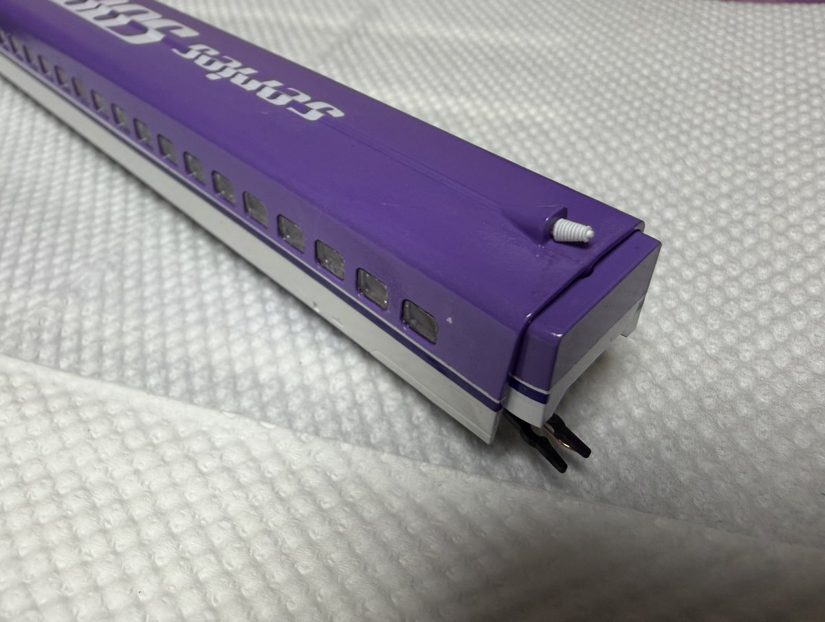 157keihibiki's tweet image. とりあえずWIN350 500系900番台出来た〜
試運転と微調整かな？
塗装や窓ガラス、碍子など何箇所か失敗した所もあるのでそのうちリベンジでまた作りたいですな〜
(その前にT3 fastech、STAR進めなきゃですが)