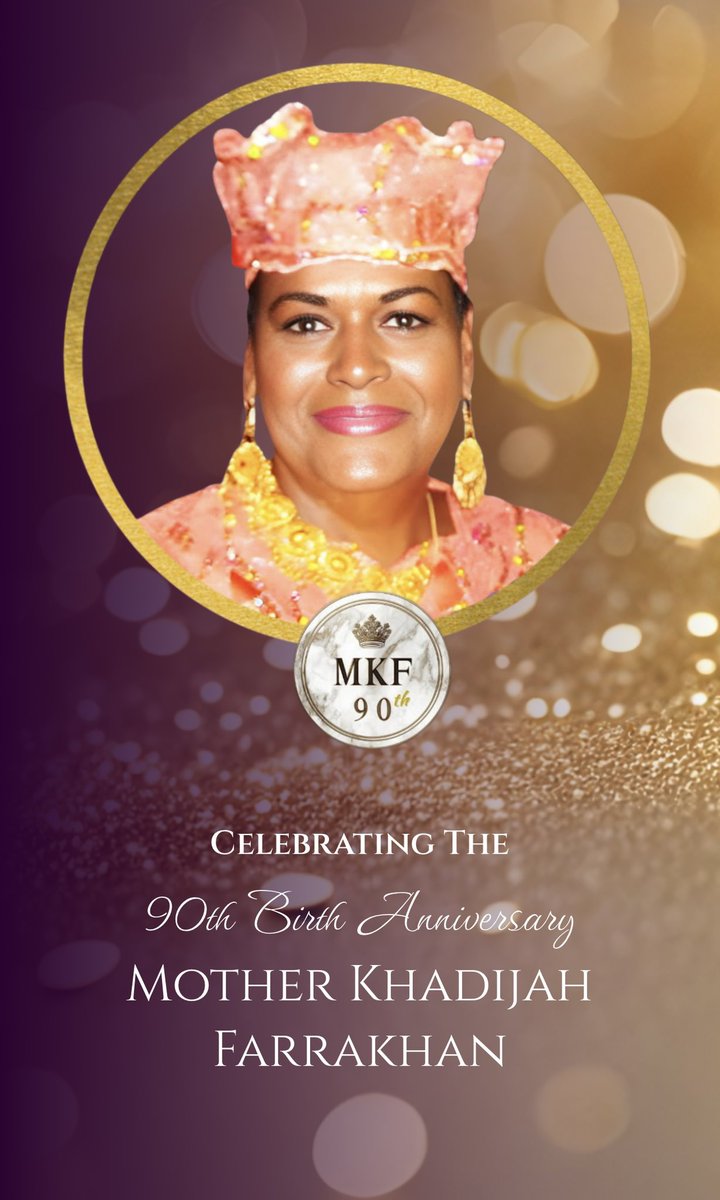 MosqueFlow's tweet image. 🎊🎉 Happy 90th Birth Anniversary, Mother Khadijah Farrakhan!! We’re honored to sponsor the Children’s Village at Saviours’ Day 2026! 🤍⭐️🌙🤲🏽