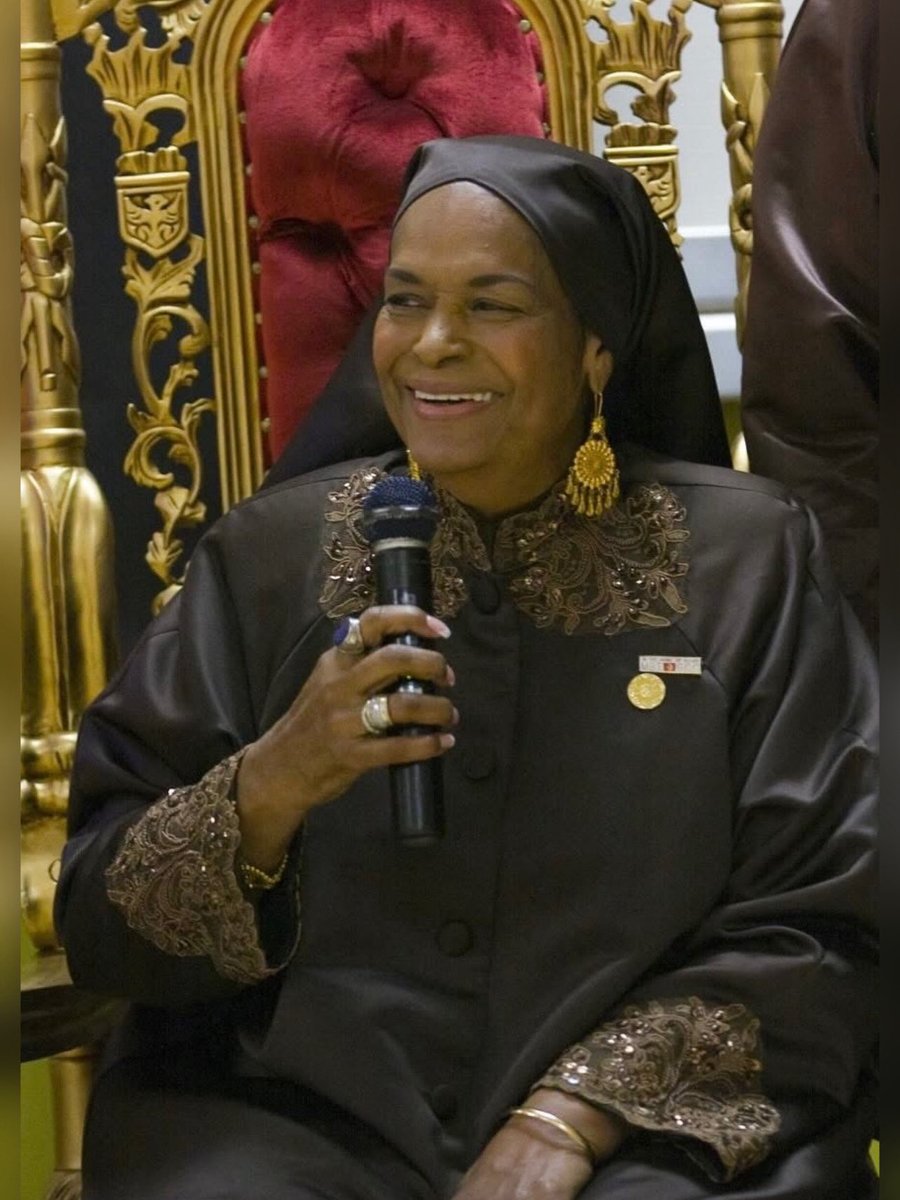 MosqueFlow's tweet image. 🎊🎉 Happy 90th Birth Anniversary, Mother Khadijah Farrakhan!! We’re honored to sponsor the Children’s Village at Saviours’ Day 2026! 🤍⭐️🌙🤲🏽