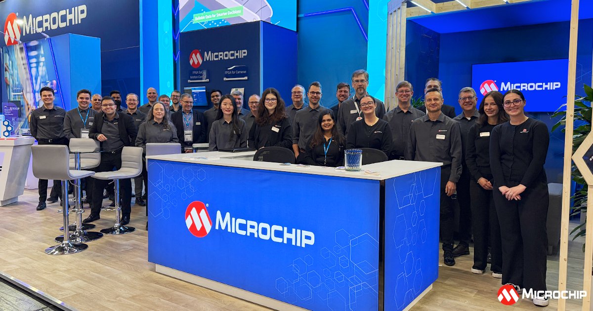 MicrochipTech's tweet image. See how our technologies are advancing industrial automation at SPS 2025. Explore demos in motor control, imaging, sustainability and connectivity. Meet our team in Nuremberg, Hall 6 Booth 250. Learn more: mchp.us/4qJTAFZ. #SPSEurope