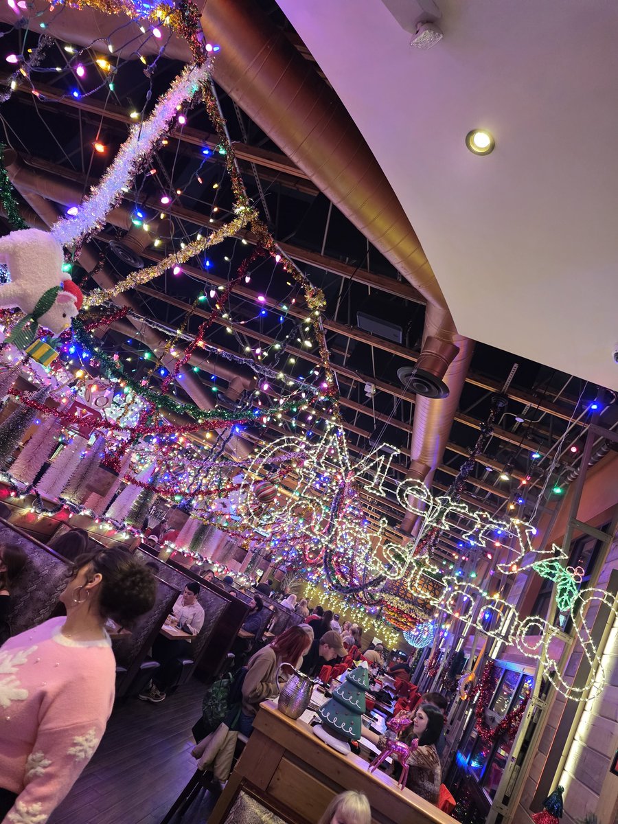 Holiday cheer on this sad day