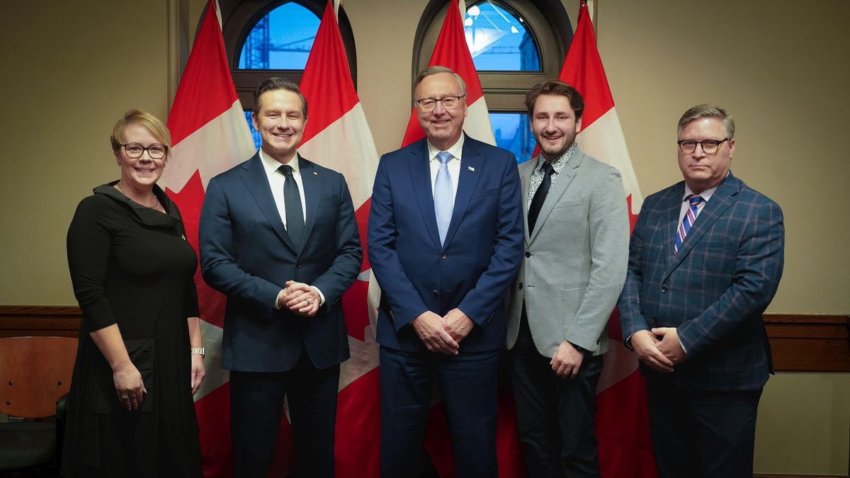 TonyWakehamNL's tweet image. Great to meet with federal Opposition Leader @PierrePoilievre, along with MPs @CarolAnsteyMP, @CliffordSmallMP, and @JonathanRowe_NL.

We spoke about the shared priorities of Newfoundlanders and Labradorians, to make life more affordable, health more accessible and communities…