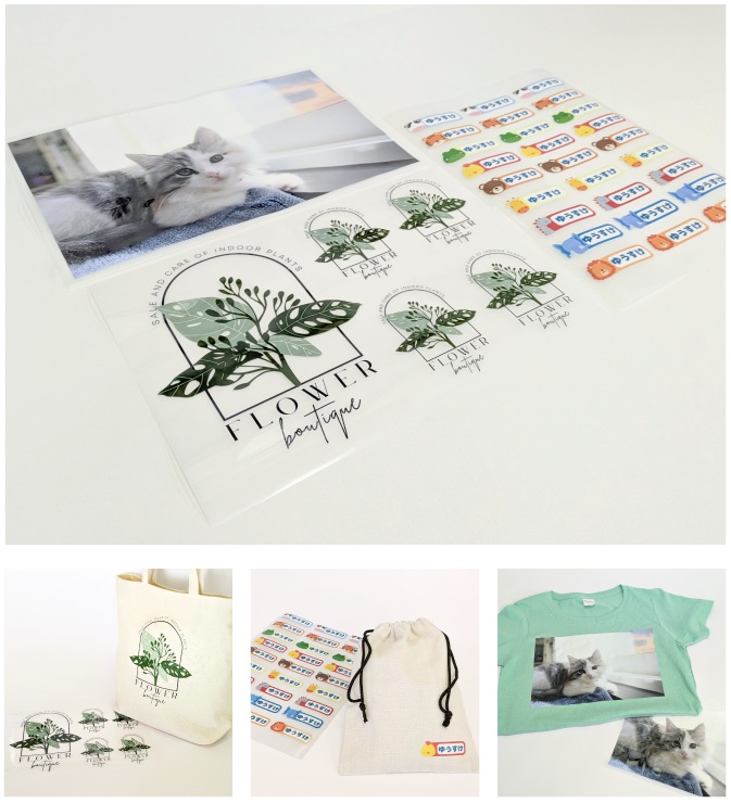 printhouse_sp's tweet photo. ／
アイロンシートの販売を始めました！
＼
Tシャツやバッグ、お名前プリント、背番号など、布素材にプリントできます！オリジナルグッズの作成にぴったり！
※5枚以上は「枚数割引」適用です。5枚は5％OFF。以降1枚増す毎にプラス1％OFF。最大で20枚以上20％OFFです。
https://t.co/sLi4ZSQXDx https://t.co/MQEusOYUvE