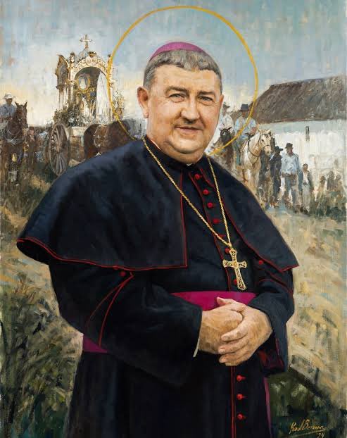 San Francisco Javier, San Antonio de Padua, Santa Ángela de la Cruz y San Manuel González.