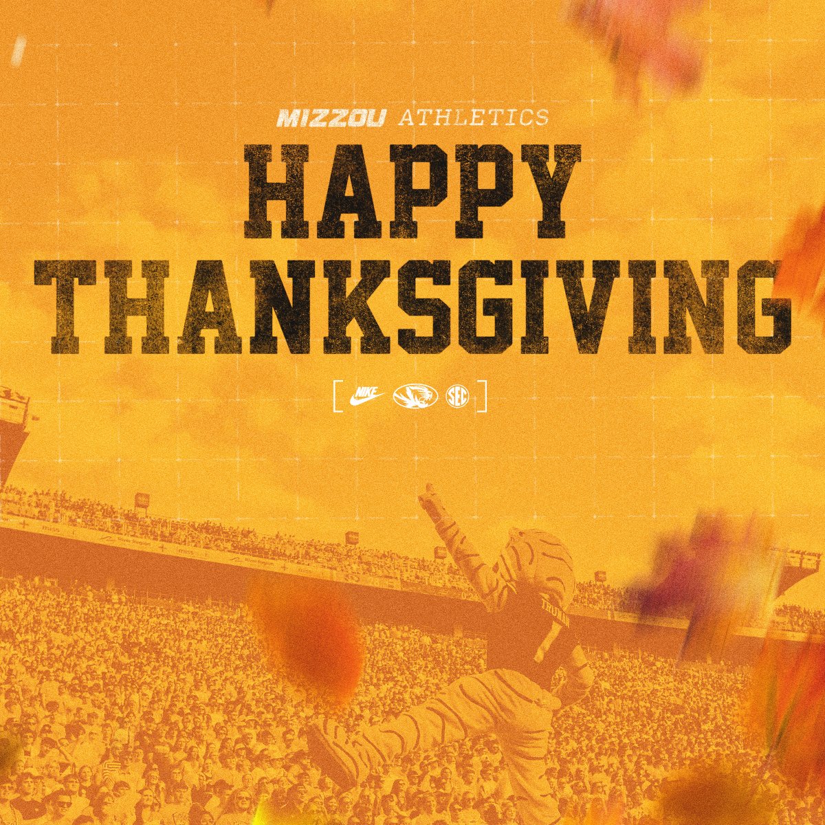 Thankful for our Tiger fans today, and every day!

#MIZ 🐯