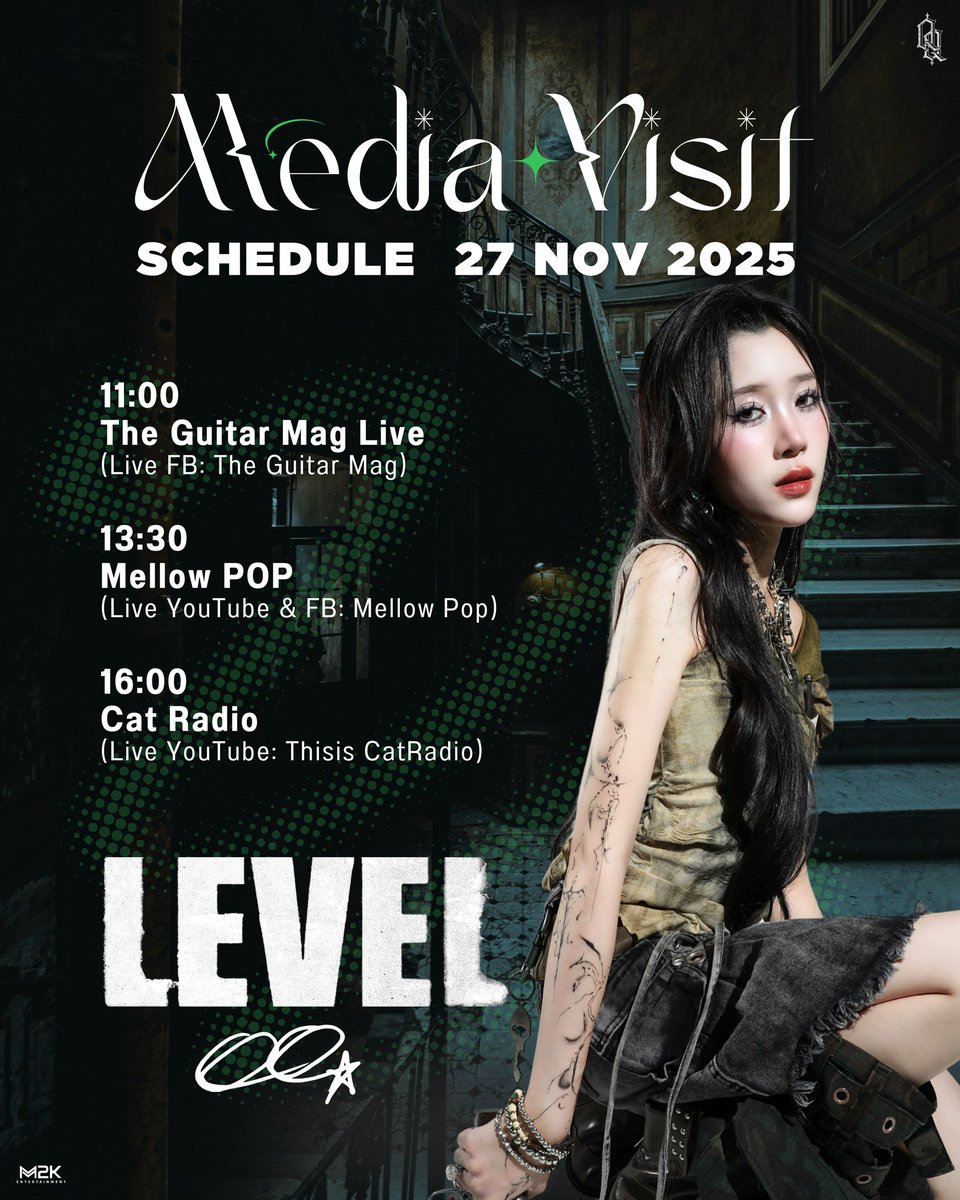 M2k_entertain's tweet image. QQ – Media Visit Schedule
27 Nov 2025 ⭐️

#LEVEL #QQ #M2K #QQMediavisit