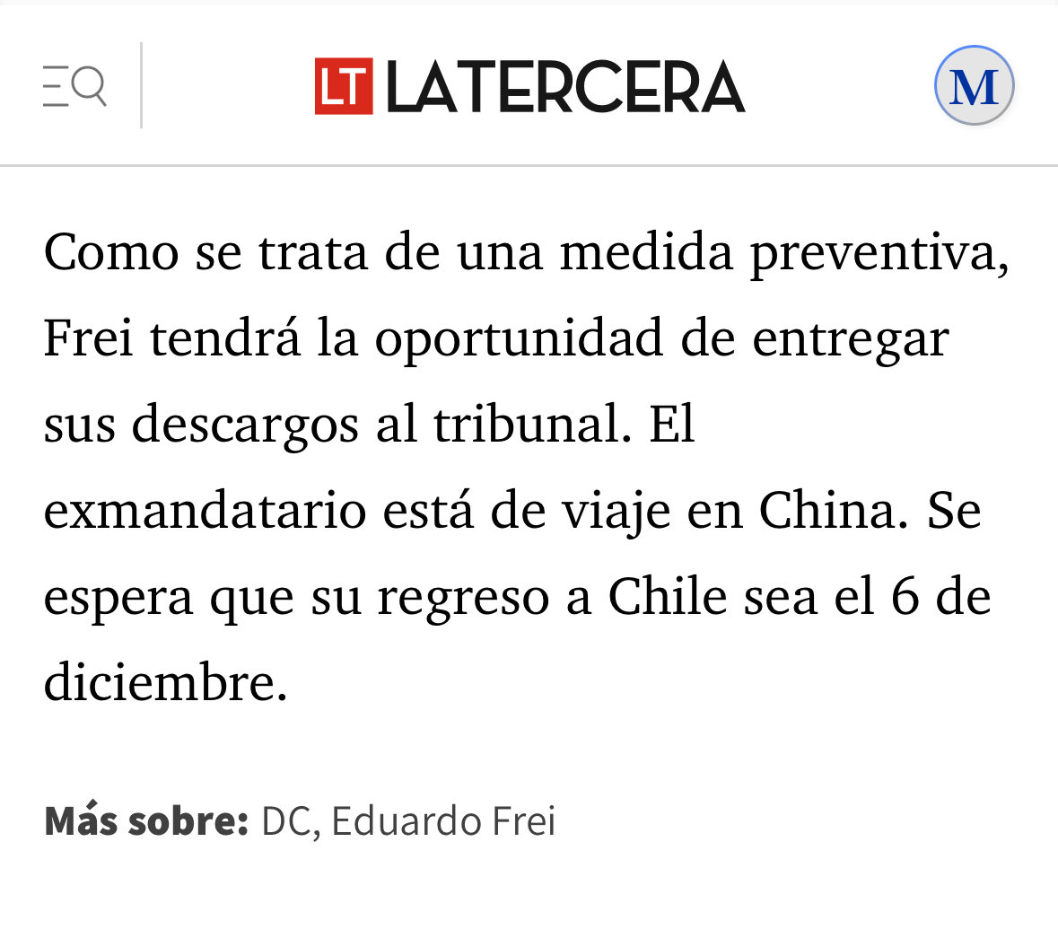 mdaza_abogado's tweet photo. Eduardo Frei Ruiz-Tagle se reunió con Kast y acto seguido se tomó un vuelo para hacer negocios a la República Popular China, donde permanecerá  hasta el 6 de diciembre… (justo a tiempo para votar en contra de los comunistas) https://t.co/AYsCPYYUW4