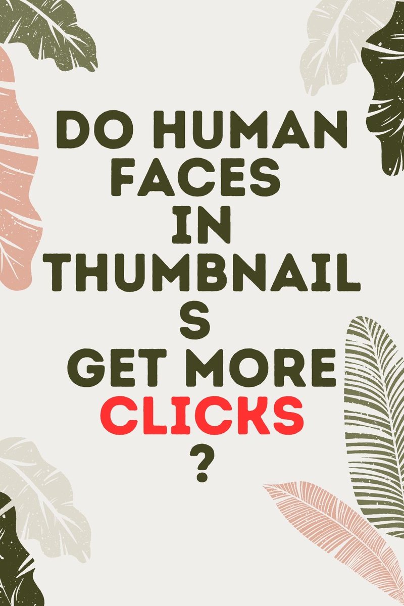 geniusisrafil's tweet image. Want higher YouTube click-through rates? Learn why thumbnails with human faces attract more attention and drive stronger viewer engagement!
Boost your video performance by using expressive and eye-catching human faces today!
#thumbnailtips #ctrboost #youtubegrowth #videomarketing