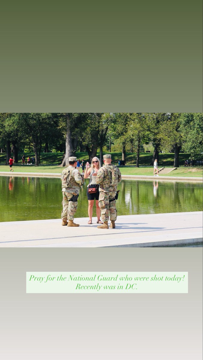 CoachLoRey's tweet photo. Pray for our national guard and the two who were shot today.  
I was in Dc not so long ago- safe, friendly and welcoming.  God bless https://t.co/HmisRfet8U