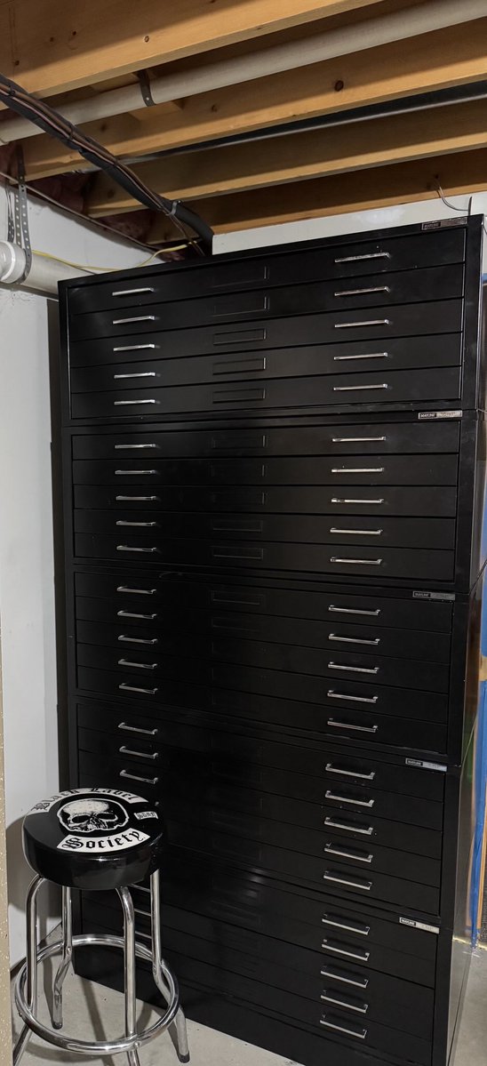 GregCapullo's tweet image. These flat files represent half of my lifetime. I’m grateful that I got to live my dream of drawing comics. And, I’m very grateful to the Capullo Army that has sustained me throughout. Happy Thanksgiving 🤘🏻✏️🤘🏻