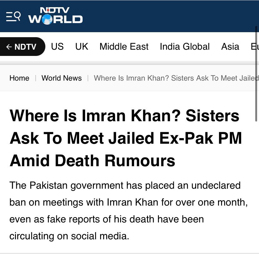 ltshijie's tweet image. 今天巴基斯坦瘋傳前總理汗在監獄被打死，把官方否認。汗的姐姐要求見到汗，被拒絕。正與巴基斯坦發生武裝衝突的阿富汗官方媒體對相關細節做了大量報導。