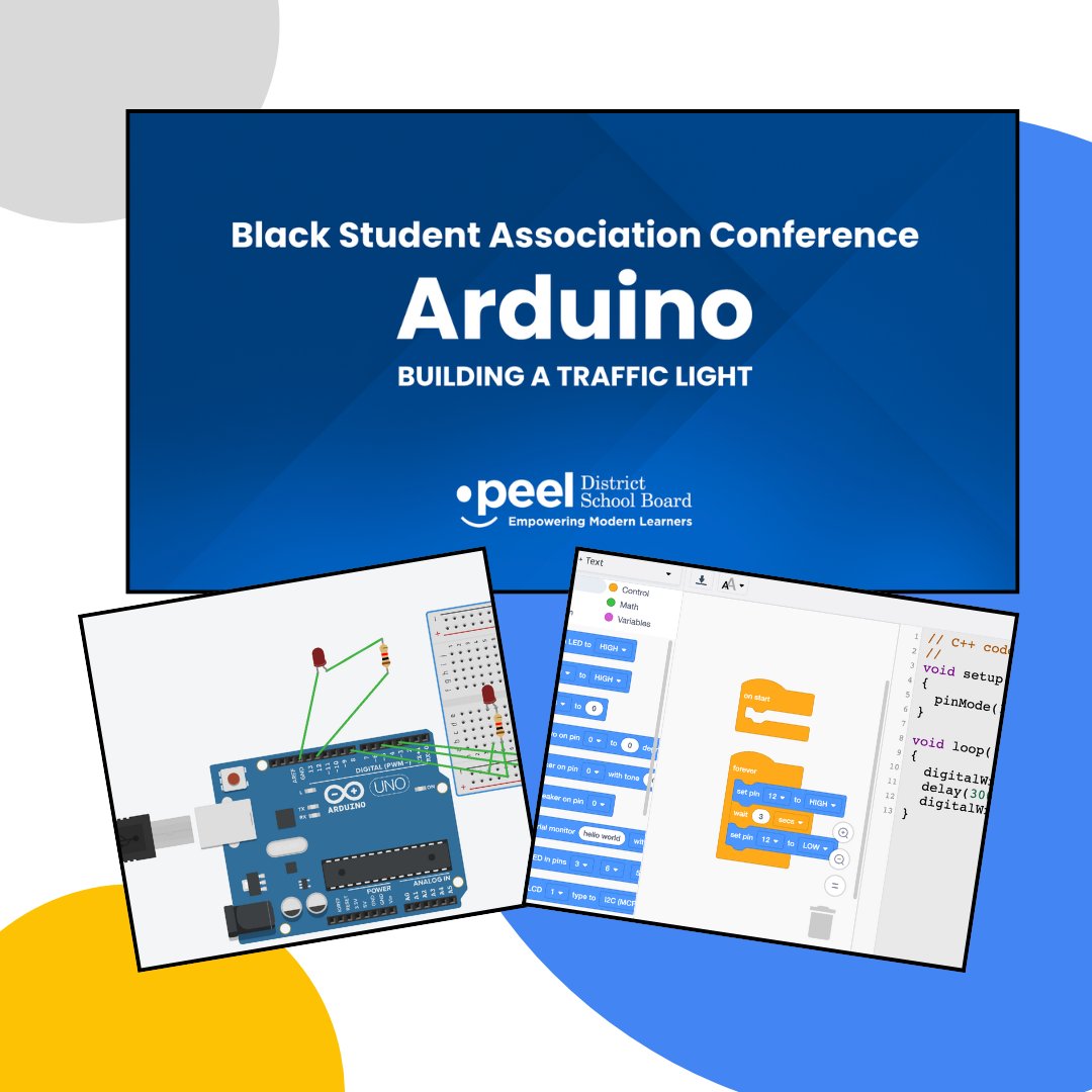 msdgardener's tweet image. Thrilled to co-facilitate a session on Technology for Accessibility! Using a simulated @arduino and breadboard in @tinkercad, we explored how a common object like a traffic light 🚦can be made more inclusive, reducing barriers for everyone! 
#Accessibility #TechForGood #Inclusion