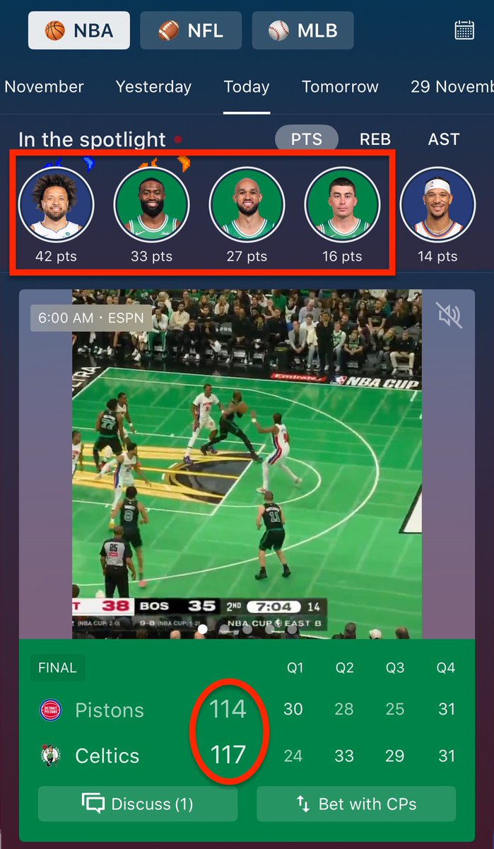 Celtics' ended the Pistons 13-game winning streak.
This game was absolute cinema 🔥