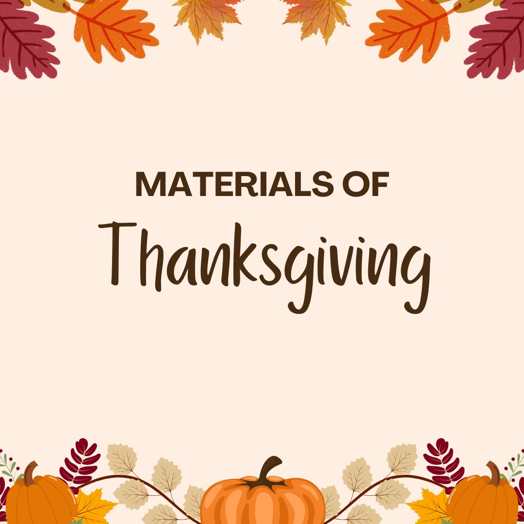 GTMSE_3's tweet image. Turkey. Bread. Pie. And a whole lot of materials science 🦃🍞🥧  
Polymers, foams, and composites never tasted so good.  
#MSE #MaterialsScience #Thanksgiving