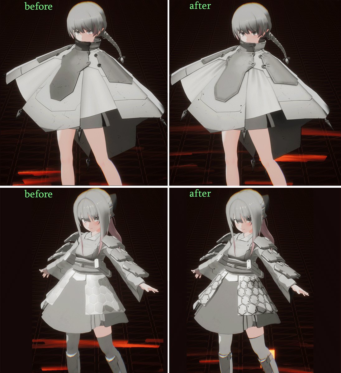 Dolls_Nest's tweet image. #DollsNest Updates

Additional Content/Updates
・Added ‘BODY SUB COLOR 4’ and ‘BODY INNER COLOR’ options to base body painting
・Character visual updates
・Adjusted stats for each weapon
・Other bug fixes

store.steampowered.com/news/app/18394…

#NITROPLUS