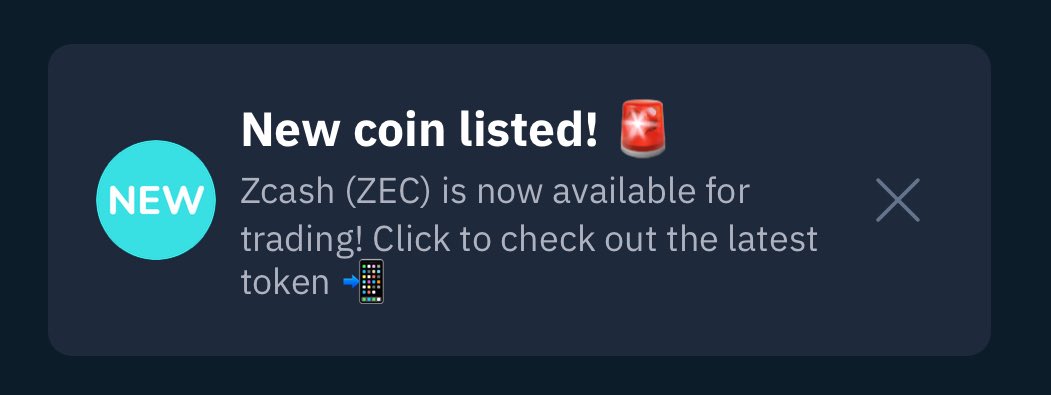 🇨🇦 Great news for fellow Canadians: 

<a href="/bitbuy/">Bitbuy</a> just listed <a href="/Zcash/">Zcash 🛡️</a> for trading 🎉

Diversifying as we speak …