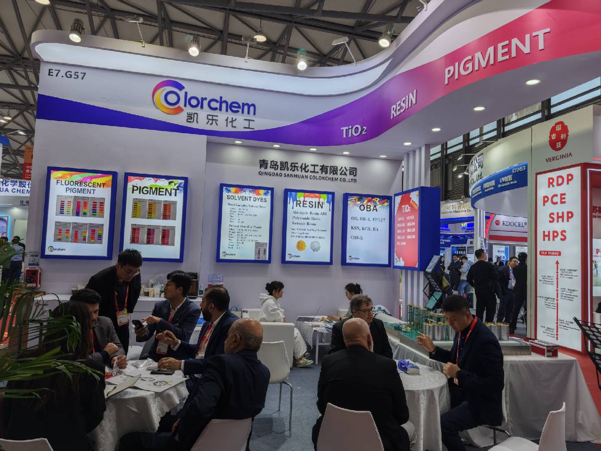 colorchemgroup's tweet image. CHINACOAT 2025 - The last day!
📍 Find us at Booth E7.G57
Nov 25 – 27, 2025 | Shanghai New International Expo Centre (SNIEC)
Discover our Precision Color Solutions！
sales@cncolorchem.com
cncolorchem.com
#CHINACOAT2025 #chinacoat #coatings #pigments #dyes #TitaniumDioxide