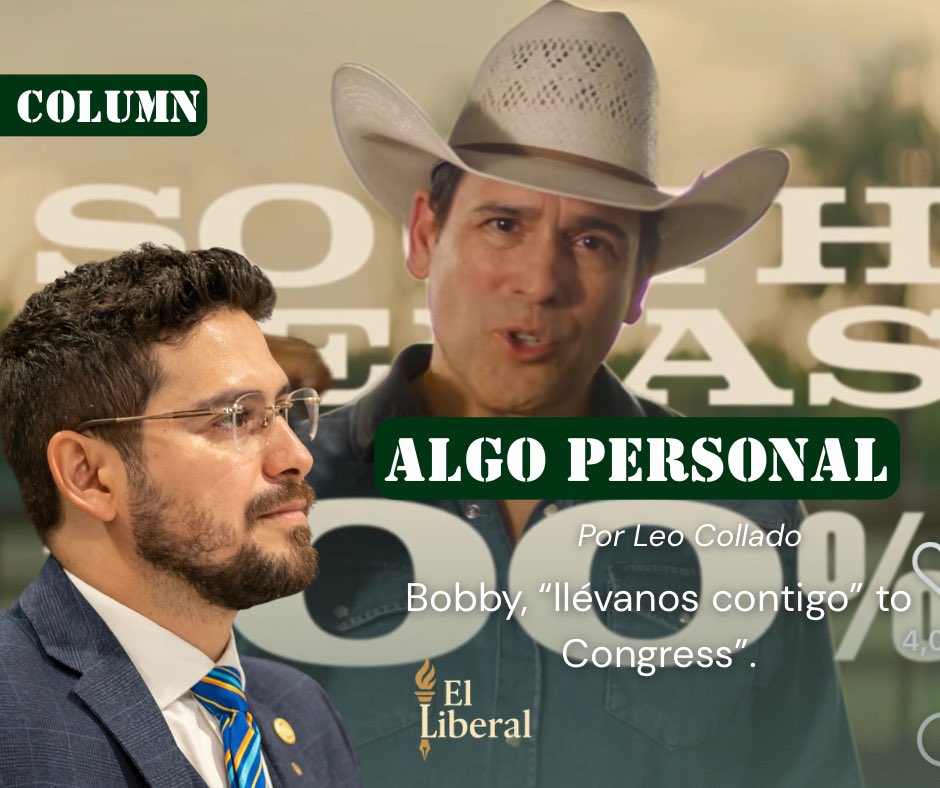 Algo Personal
By <a href="/LeoColladoA/">Leo Collado</a> 

Bobby, “llévanos contigo” to Congress

There are names that aren’t merely heard, they are inherited. Mine come from the same voice that was always playing: Bobby Pulido.

facebook.com/share/p/1FwoUg…

#LeoCollado #BobbyPulido #News