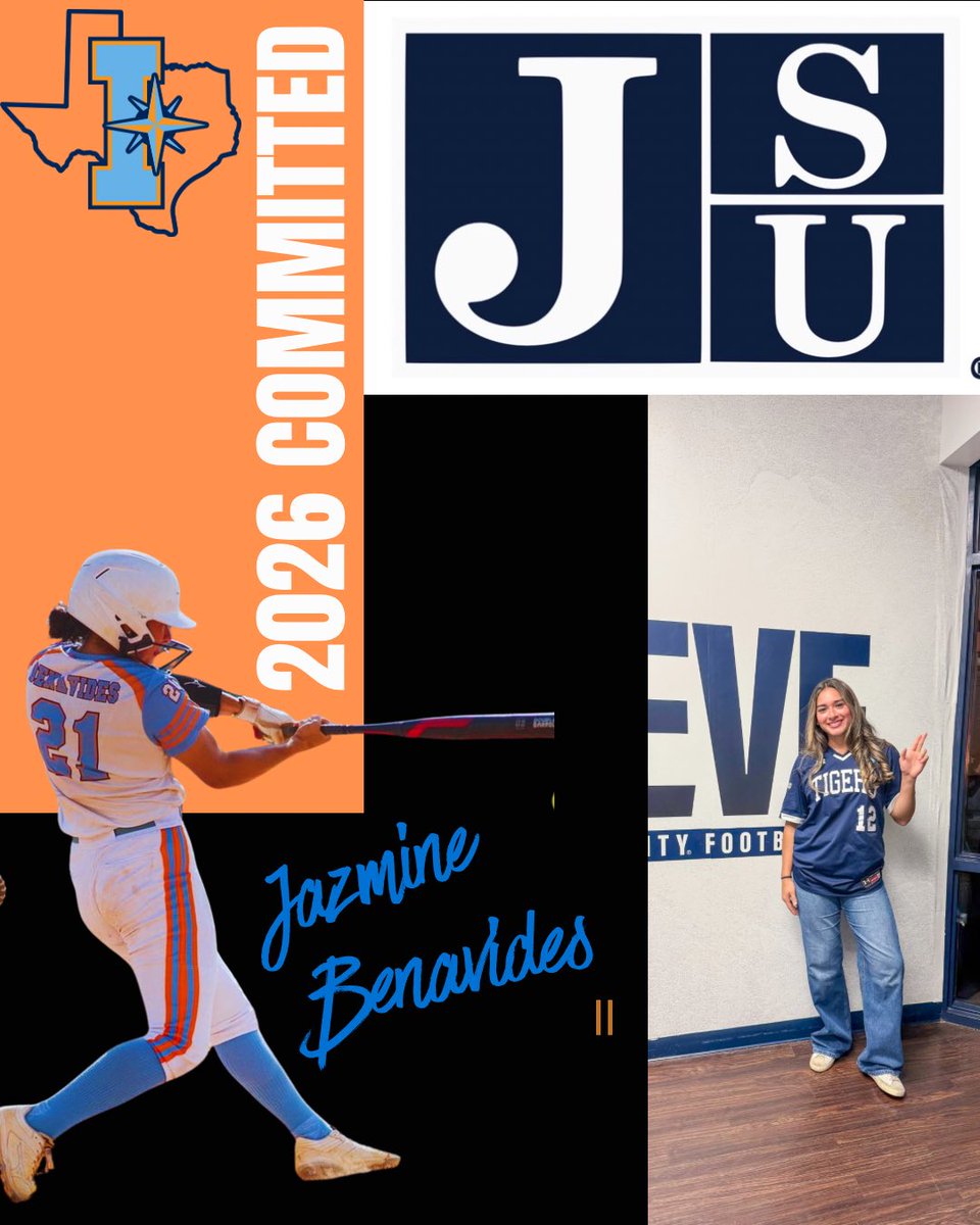 Huge congratulations to 2026 Jazmine Benavides on her commitment to Jackson State University! All the grind, sacrifice, and heart she’s poured into this game has led to this moment. JSU is getting a fighter with unstoppable passion.   

#GoTigersGo 
#IllusionsGoldfastpitch