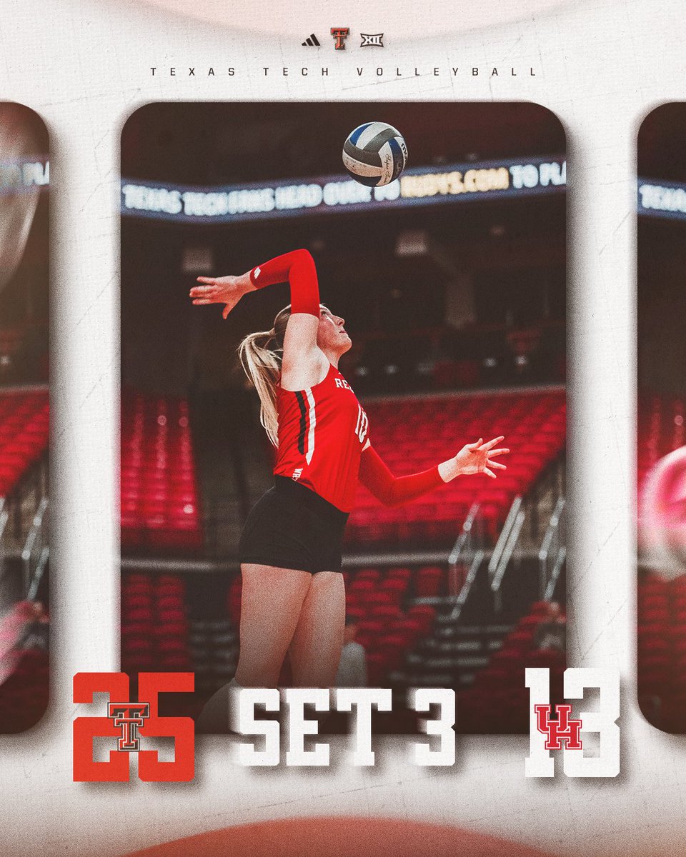 TexasTechVB's tweet image. Turned it 🆙 in set 3