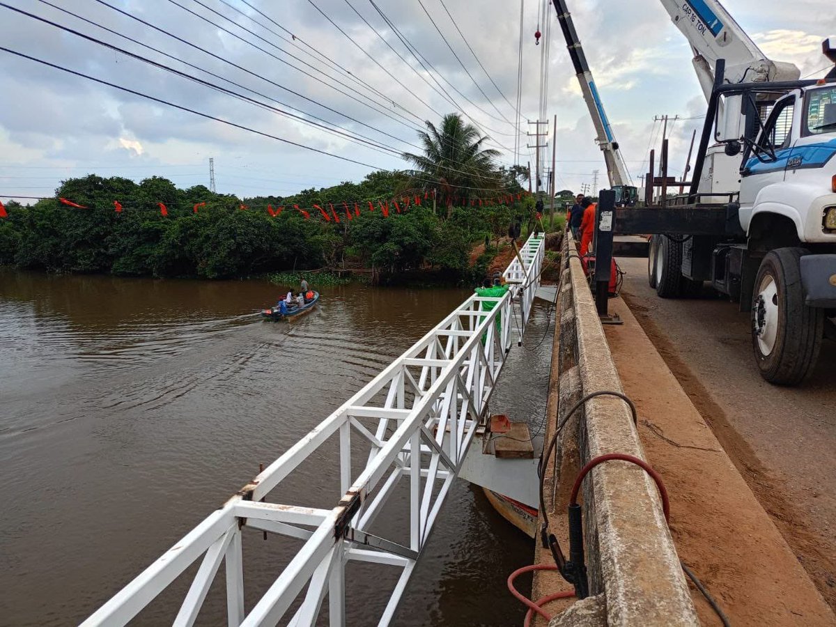 🚧 Abierta la circulación en el puente Calzadas II tras concluir el montaje de la estructura tipo Warren.