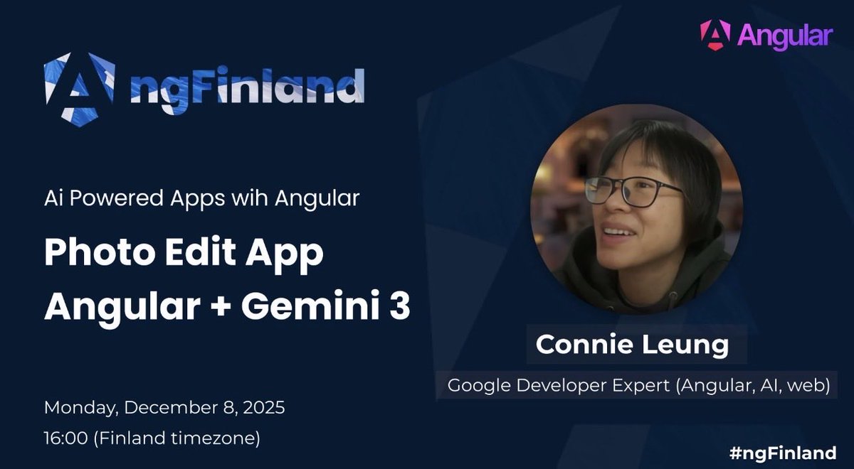 NgFinland (Angular in Finland) tweet media