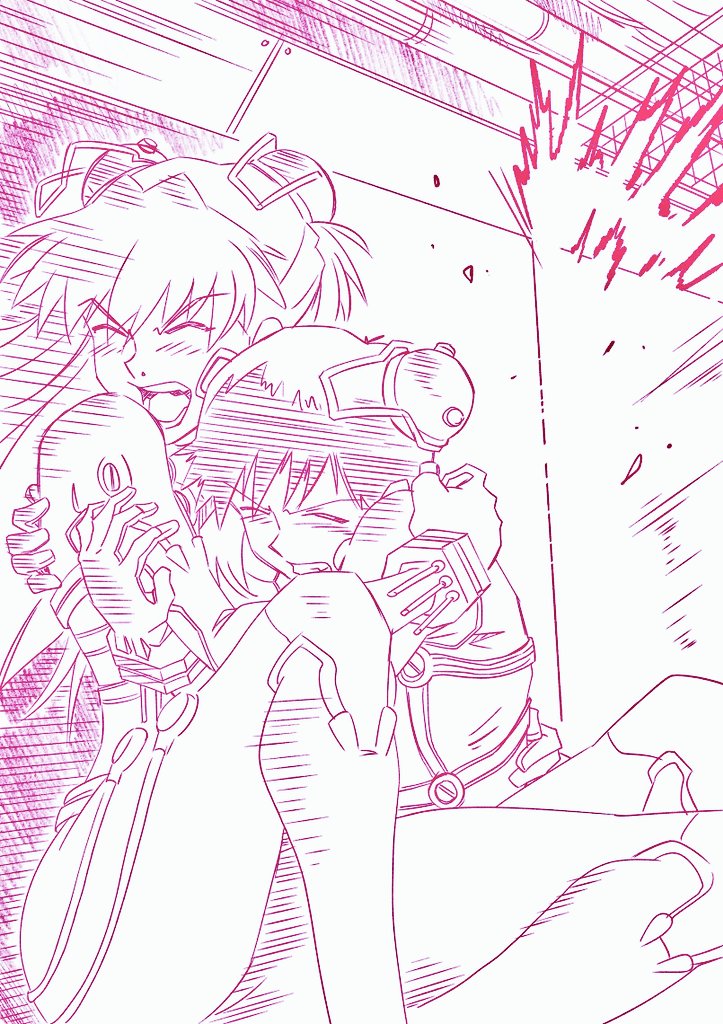 MRAartworks's tweet image. Work on the revision of Evangelion Genocide has been resumed.

#EVANGELION 
#EvangelionGenocide