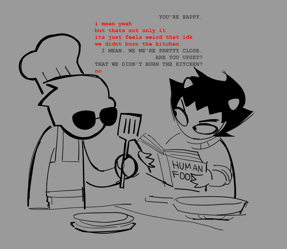 timeroom9000's tweet photo. #davekat cooking together strawpage request https://t.co/1pKYq0gwpE