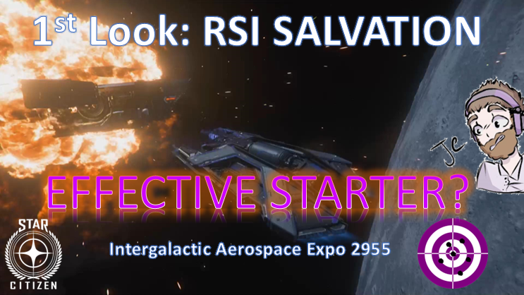 PurpleTarget's tweet image. First look &amp;amp; test for Starter RSI Salvation ship in #StarCitizen #IAE2955 by a Grumpy Veteran 
youtu.be/AesYIj5FkAM
 
Enroll at purpletarget.tv/sc50k using code STAR-H9W5-CXWW to create your free account and bonus 50,000 in game credits before the freefly ends Dec 3rd!