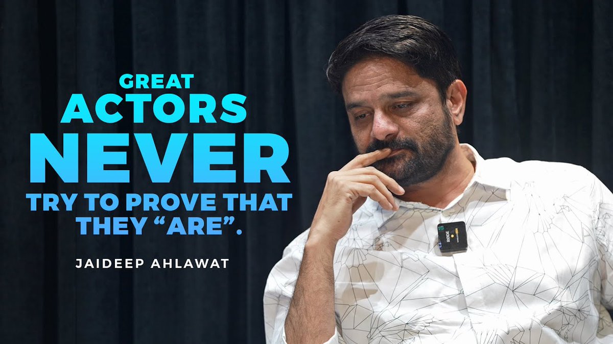 “जयदीप अहलावत” मेहनत, देर और दमदार वापसी 🔥
Thread Post 🧵 👇🏻
1. वर्दी का सपना टूटा  तो एक्टिंग की आग जल उठी! एक फौजी बनने का जुनून पाले, हरियाणा के छोटे से गाँव का लड़का जब मेडिकल रिजेक्शन के बाद मुंबई आया  तो उसे हीरो नहीं कहा गया। पर जयदीप अहलावत ने साबित किया कि चेहरा नहीं,