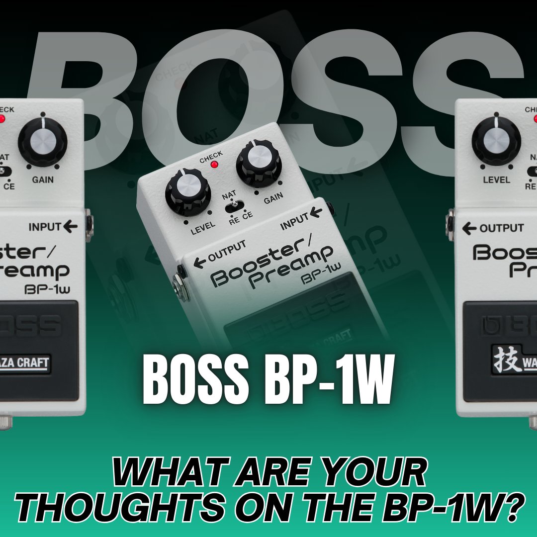 JOS_Infostation's tweet image. 🎸 What do you think of the BP-1W?

This beast brings vintage-inspired tone shaping in one compact pedal, CE-1 and RE-201 flavors in a single slot you’d swear is a total steal !

👇 Share your thoughts! bit.ly/41GILKM

#BOSS  #WazaCraft #BP1W #GuitarGear #Pedalboard