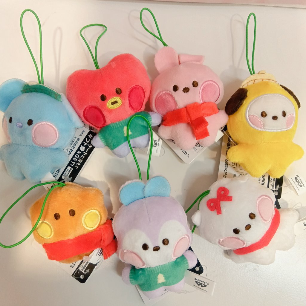 景品情報】 BT21 minini Petit Holiday ミニぬいぐるみマスコット 入荷
