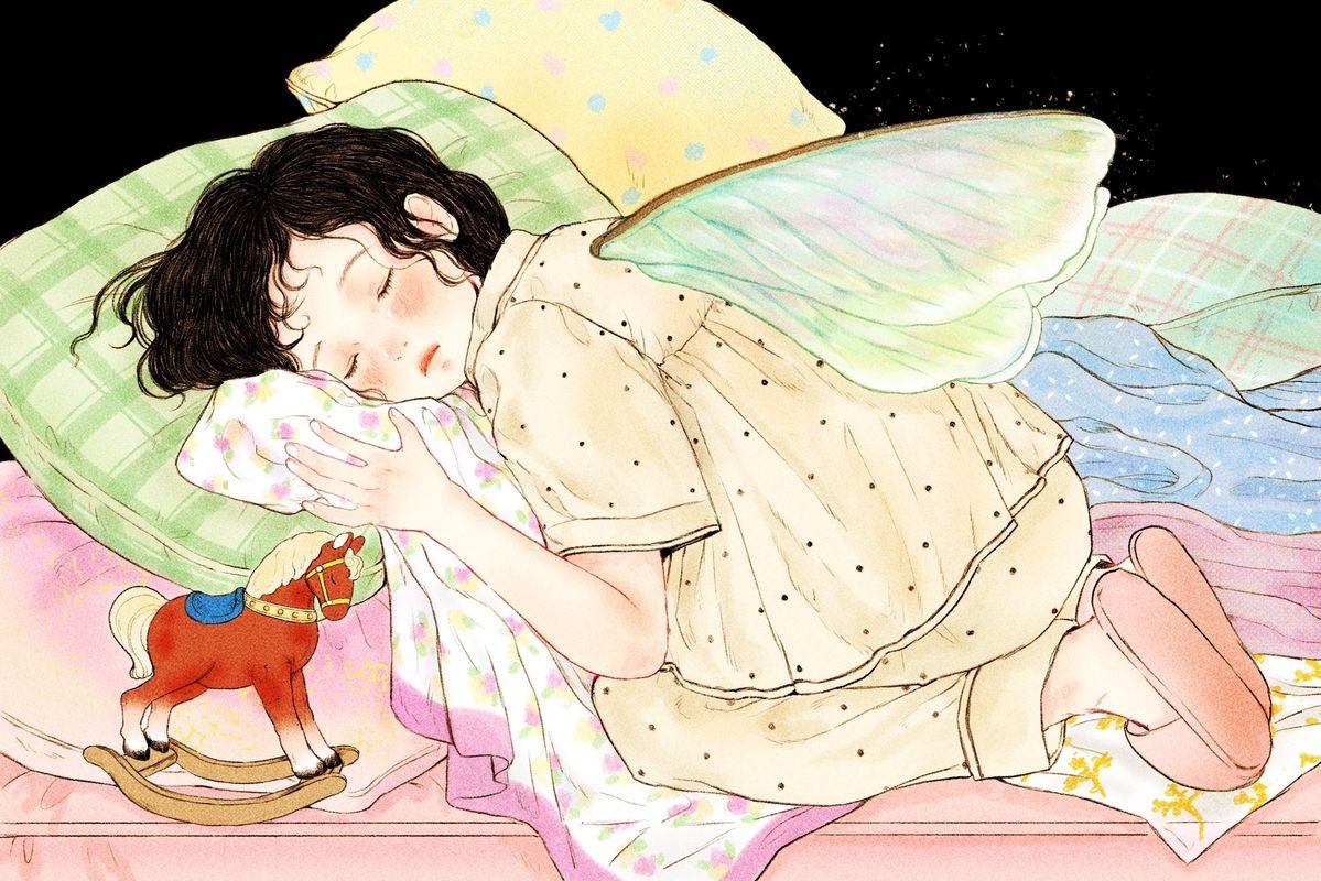 UNIQfr's tweet image. how I sleep when I finally find a position that eases my period pain