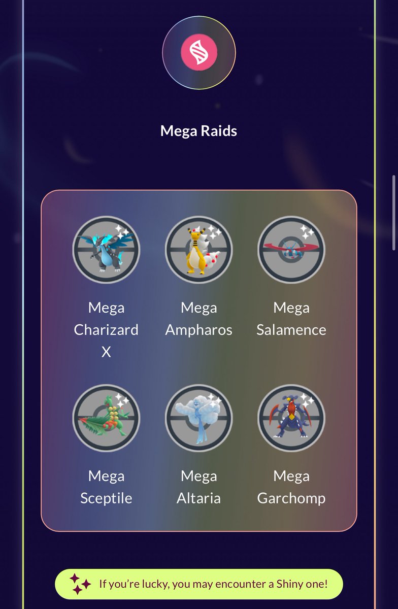Before you buy the mega night addon this is what is being offered… unless they add more this is NOT worth it IMO! 

#PokemonGO