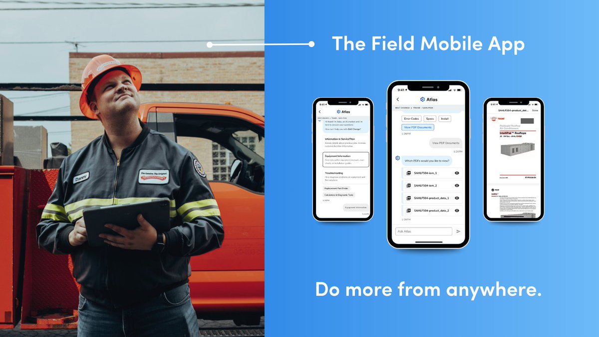 ServiceTitan's tweet image. Your field technicians represent your brand on site. Every task, every photo, every scan tells the story of your business. Set them up with tools that make it count: servicetitan.info/4odWhNl

#ServiceTitan #SkilledTrades