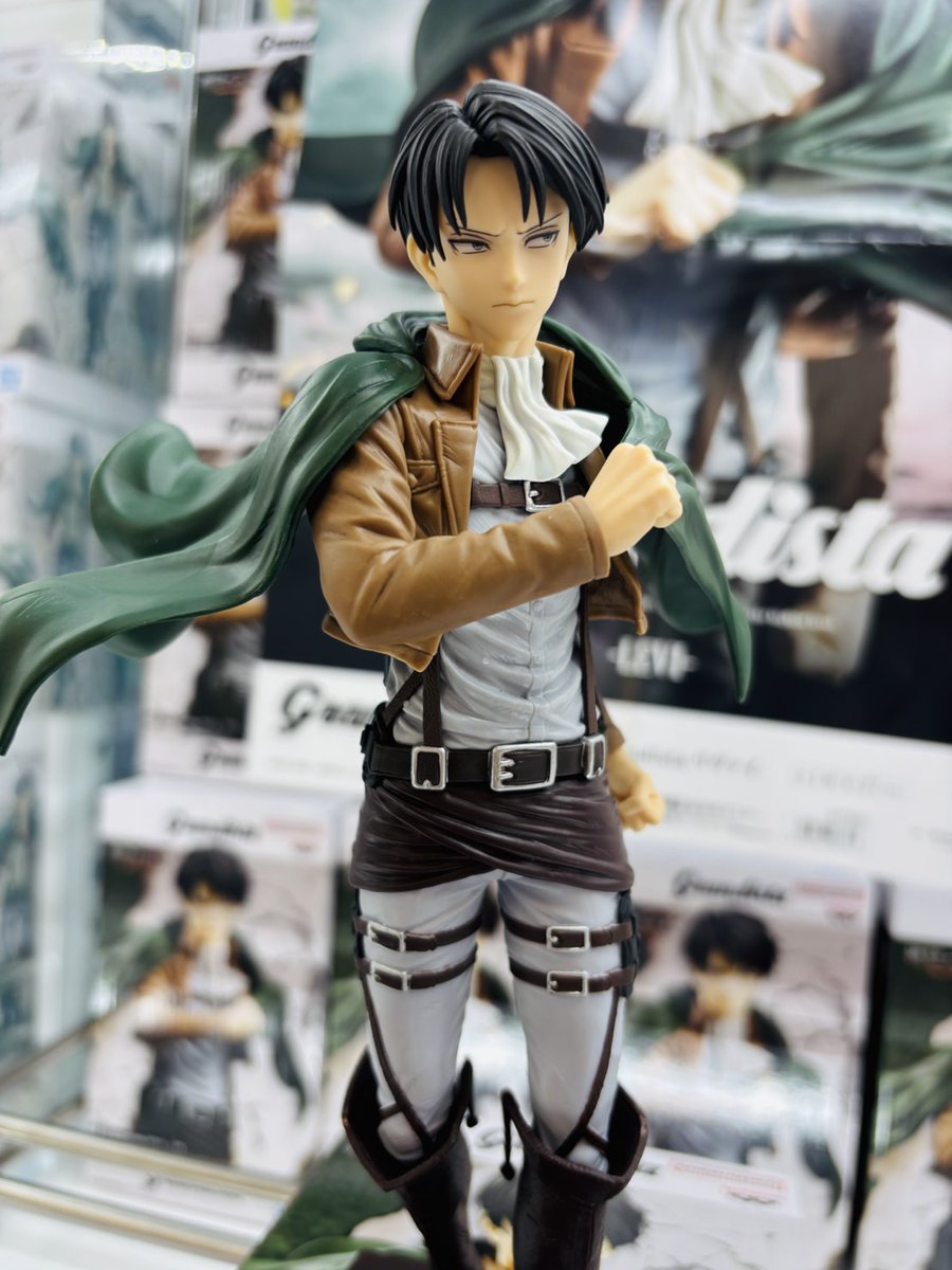進撃の巨人 Grandista リヴァイ エレン・イェーガー フィギュア 進撃の
