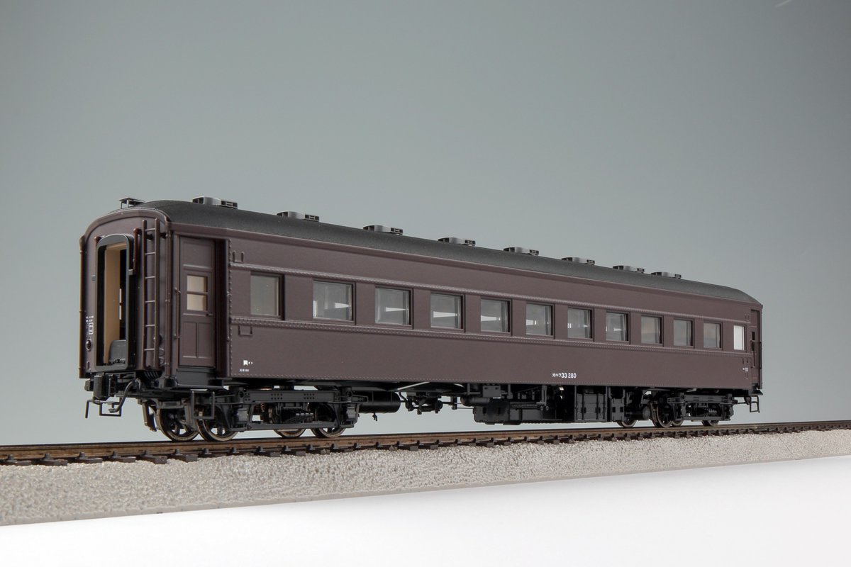 IMON製 新製品 HO1067(1/87 12mm) C60 1 盛岡 オハフ33 岡イト、門モコ