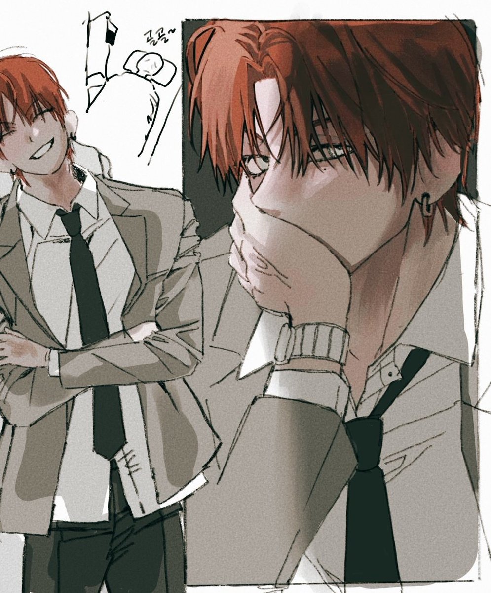 u_u_v_o_o's tweet image. 아이패드로 채색은 진자 못하겠다..