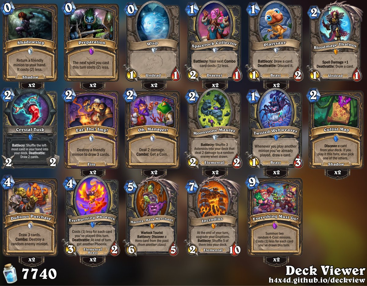 燁魔 HS Wild/Standard Deck tweet media