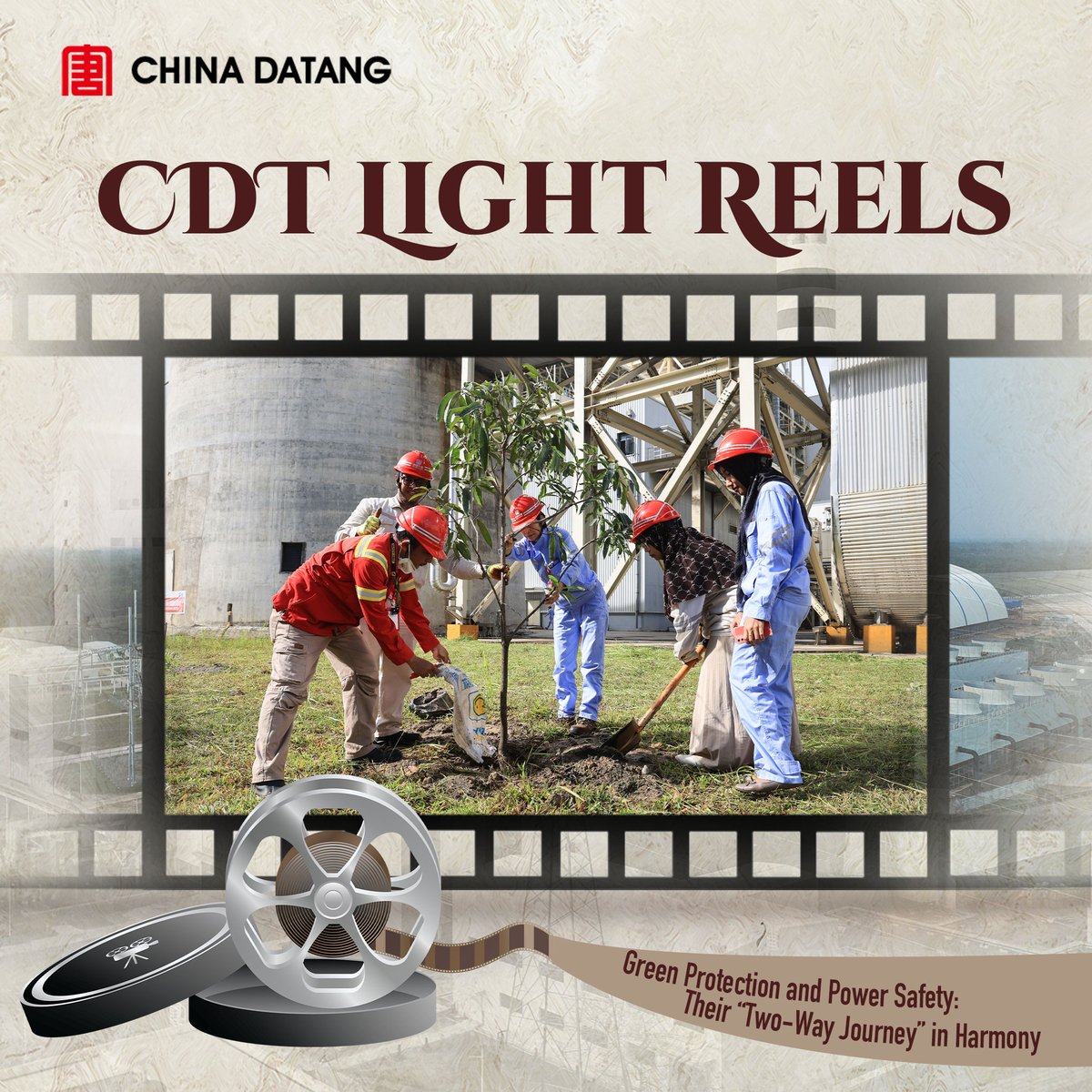 Our colleagues at PT. Meulaboh Power Generation have created a natural protective belt around the plant by choosing to plant locally-adapted species like foxtail palms, bamboo, and fruit trees, bringing lush greenery and safe operations together in perfect harmony.