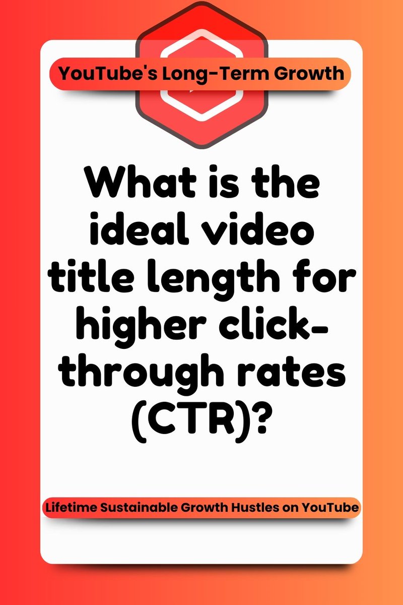 babaeddrishali's tweet image. Want to boost your YouTube CTR? Learn how the right title length can improve visibility, ranking, and viewer clicks!
✔ Keep titles short, clear, and keyword-focused ✍️

#youtubetitles #ctrboost #videoseotips #contentoptimization #youtubegrowth
