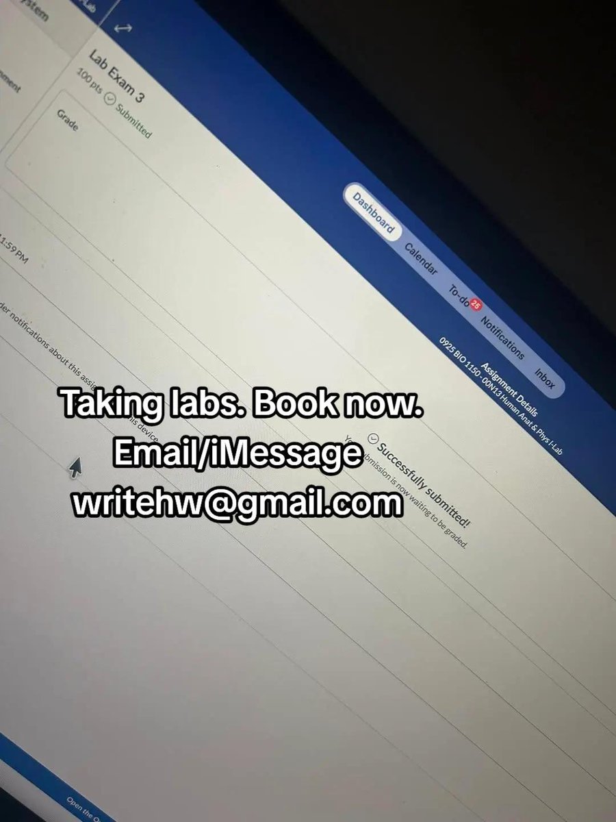 TutoringPlug's tweet image. Taking labs for you 

#studyhacks #fyp #student