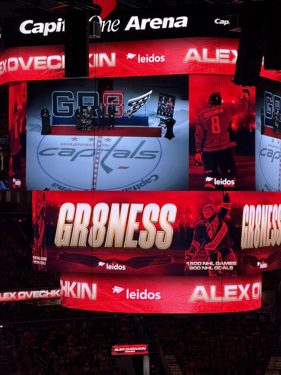 KentKnutson's tweet image. Got to see Ovi score number 908 tonight. Truly the #GR8 one in hockey.