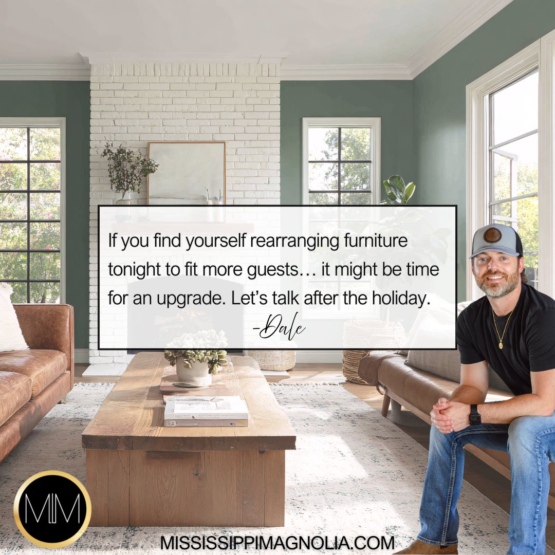 After the holiday rush settles, I’d love to help you find a home that fits your lifestyle--and your guest list.

Dale Conner | Mississippi Magnolia
📲 662-546-1769
💻 MississippiMagnolia.com
#MissMagHomes #StarkvilleRealtor #ColumbusRealtor
