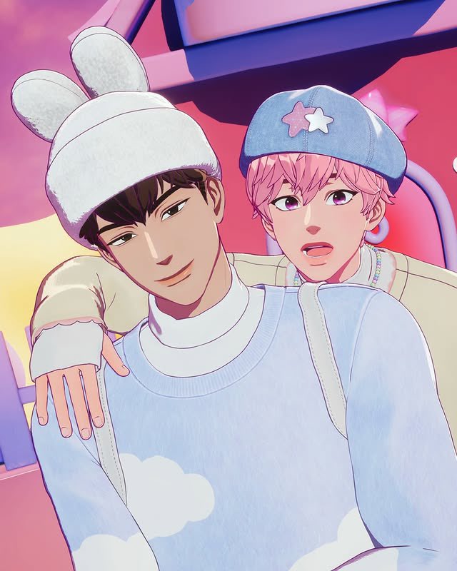 bamguby's tweet image. BBUU! 🩷🖤